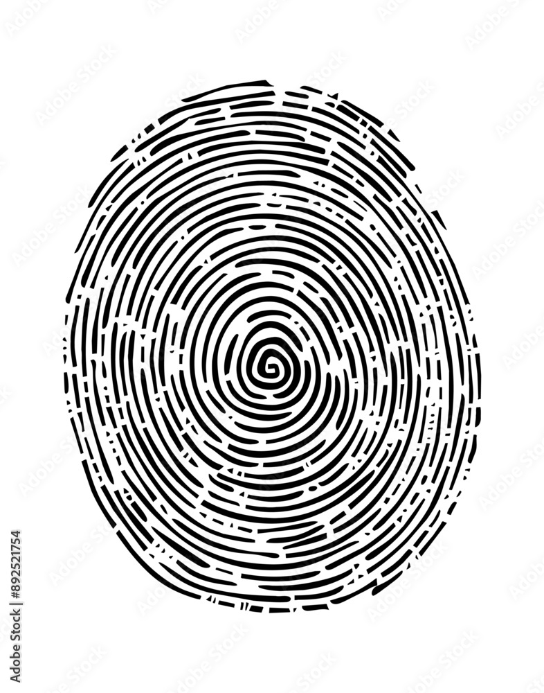 finger print engraving black and white outline finger print engraving black and white outline