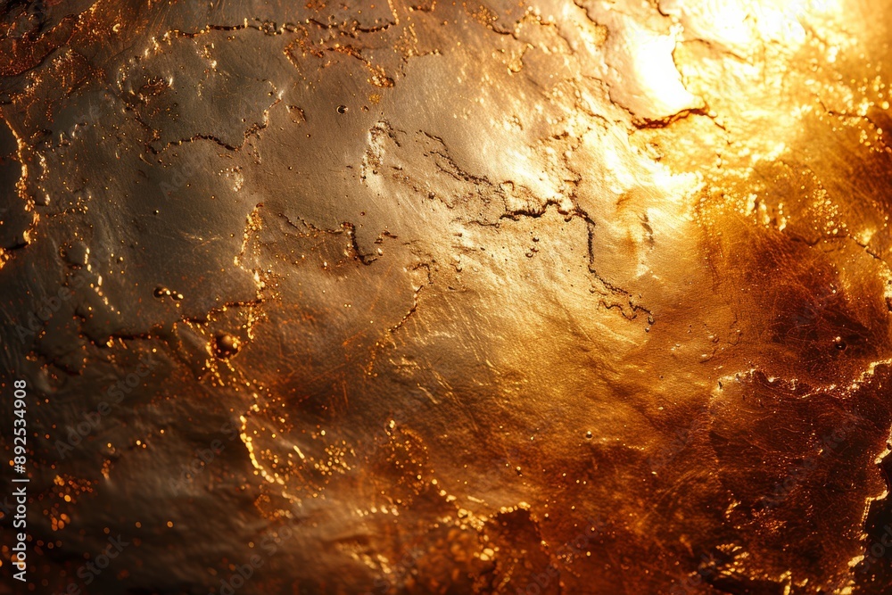 Golden Background with Luxurious Texture. Generative AI Golden Background with Luxurious Texture. Generative AI