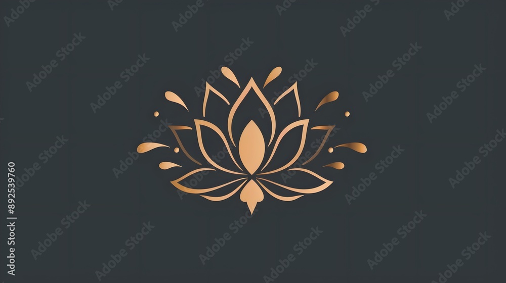flower logo vector design template. flower logo vector design template.