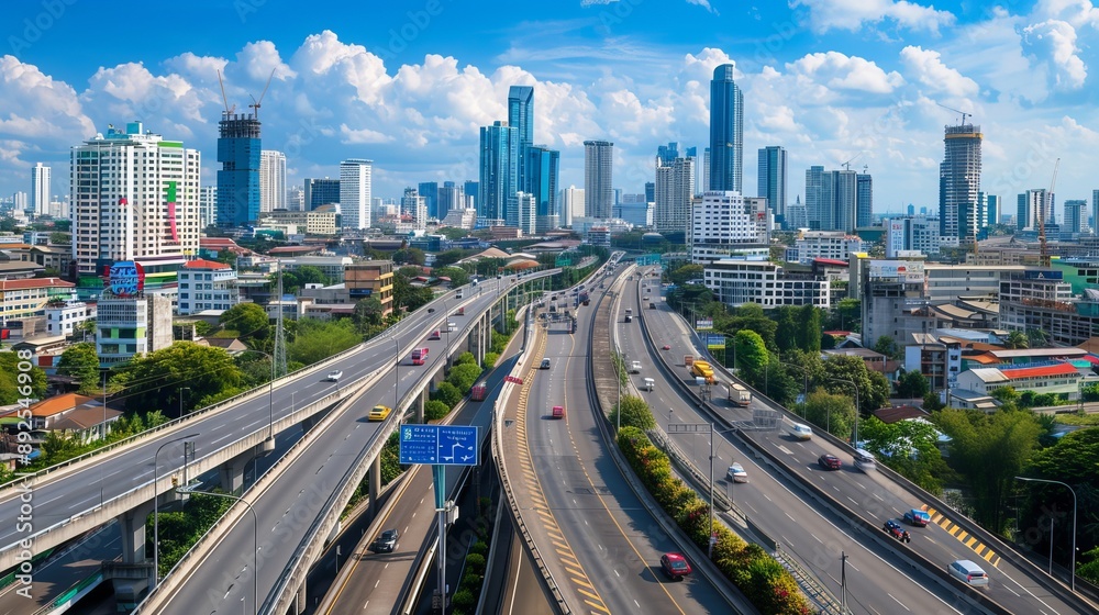 Thailand’s well-developed road network is a key part of the country's infrastructure. Thailand’s well-developed road network is a key part of the country's infrastructure.