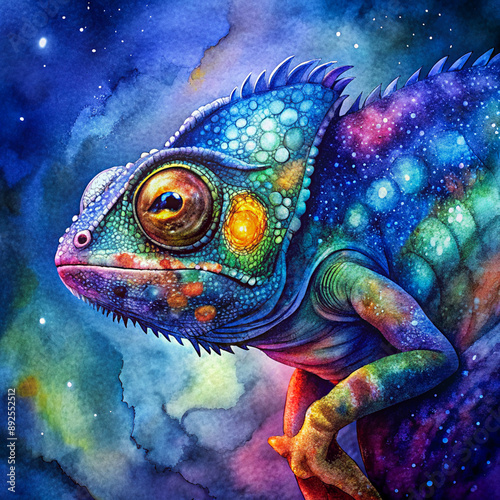 Chameleon in the Night Sky. © peemee19