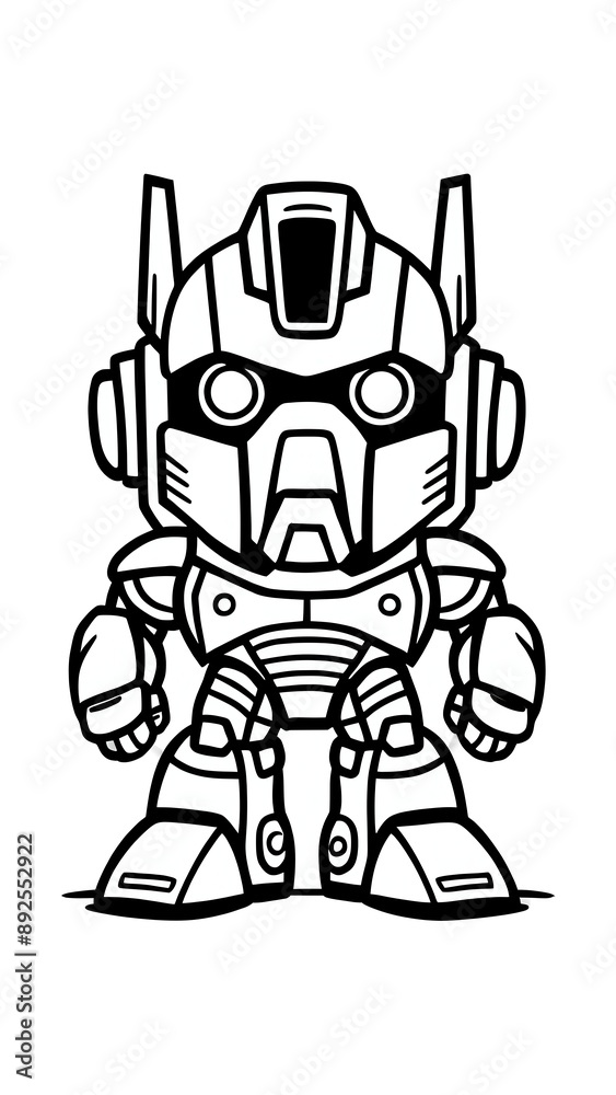 Fototapeta premium robot transformer