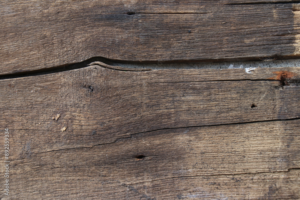 Old wooden texture for background that has natural cracks. Old wooden texture for background that has natural cracks.