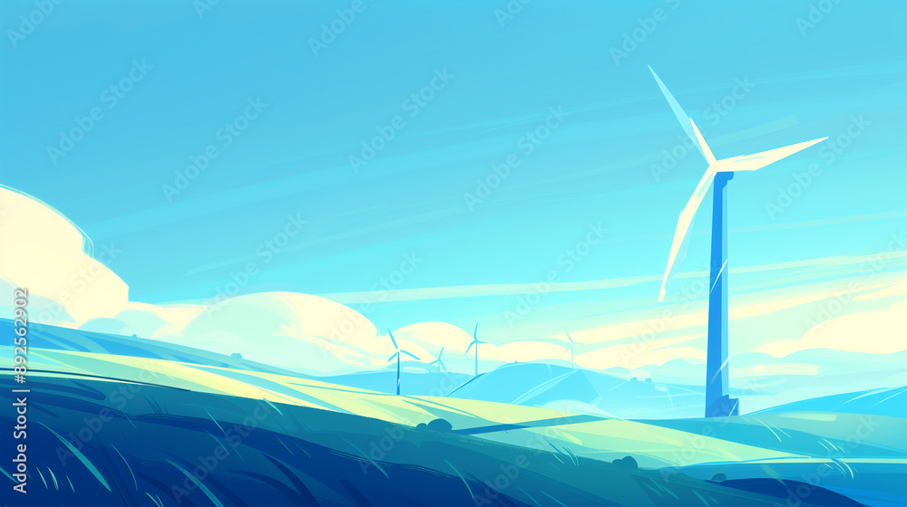 wind turbines in the mountains wind energy power station wind turbines in the mountains wind energy power station