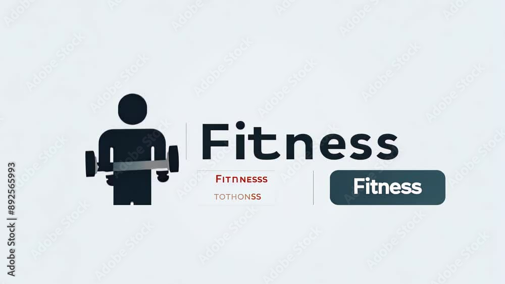 A man with muscles works out on a treadmill in a modern fitness center, with an inscription in the foreground. A man with muscles works out on a treadmill in a modern fitness center, with an inscription in the foreground.