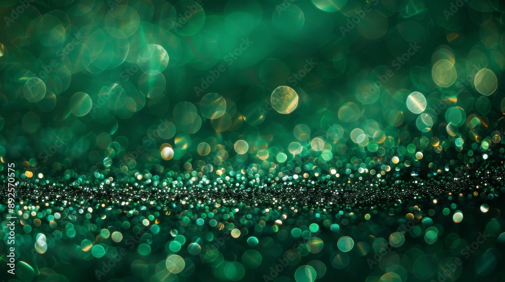 Abstract Green Bokeh Background Abstract Green Bokeh Background