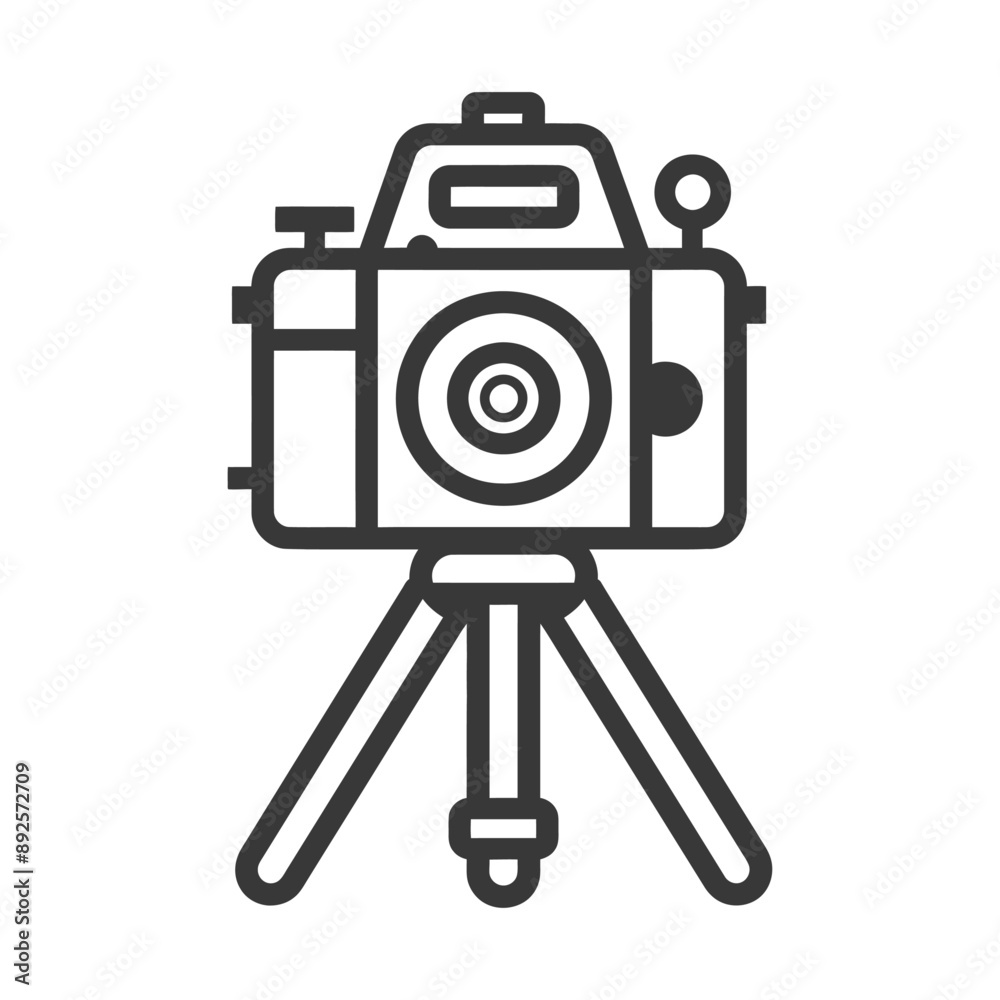 Videography minimalist line art icon logo symbol Videography minimalist line art icon logo symbol