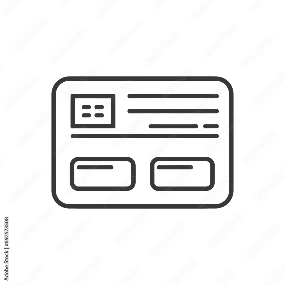 voucher minimalist line art icon logo symbol voucher minimalist line art icon logo symbol