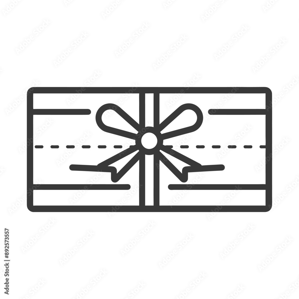 voucher minimalist line art icon logo symbol voucher minimalist line art icon logo symbol