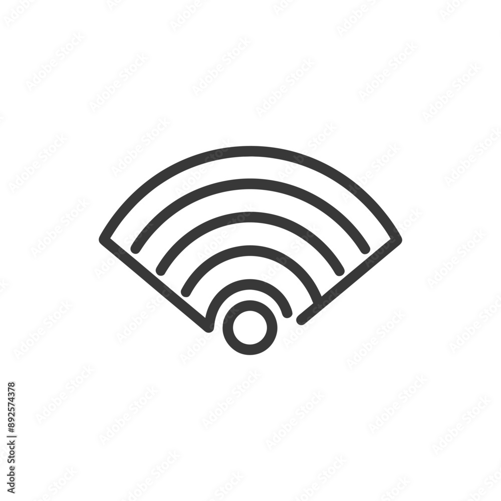 wifi minimalist line art icon logo symbol wifi minimalist line art icon logo symbol
