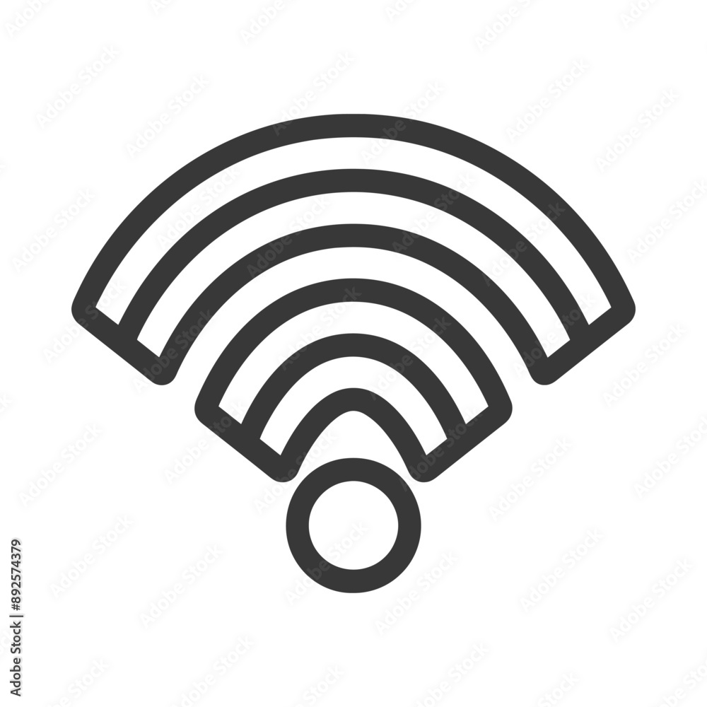 wifi minimalist line art icon logo symbol wifi minimalist line art icon logo symbol