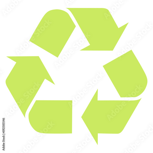 3R Sign, Reduce, Reuse, Recycle Icon Symbol, can use for Pictogram, Apps, Website, Environmental Poster Theme, Logo Gram, Label, Mark or Graphic Design Element. Format PNG