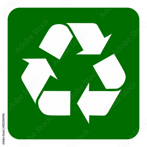 3R Sign, Reduce, Reuse, Recycle Icon Symbol, can use for Pictogram, Apps, Website, Environmental Poster Theme, Logo Gram, Label, Mark or Graphic Design Element. Format PNG