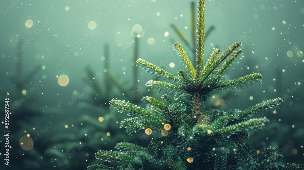 fir tree, noel concept fir tree, noel concept