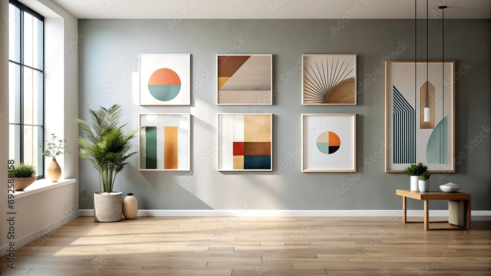 Fototapeta premium The Silent Symphony: A Study in Minimalist Abstraction Generative AI AI-assisted