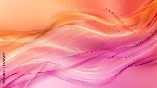Wallpaper Mural Modern orange pink colored smooth abstract background Torontodigital.ca