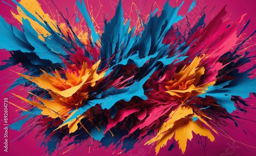 Explosive Color Burst