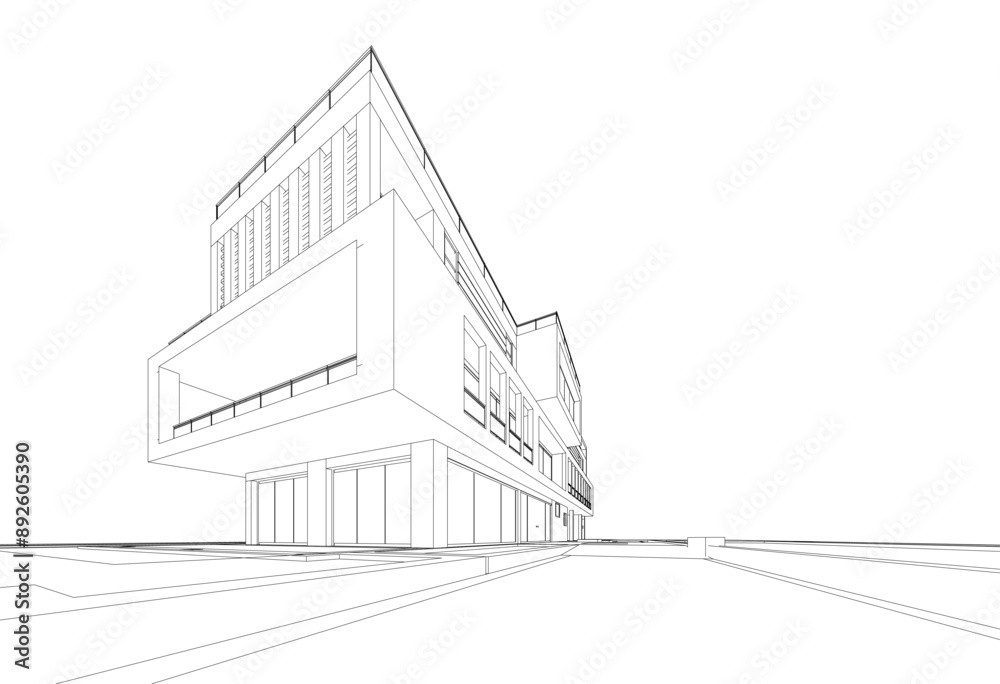 sketch of building sketch of building