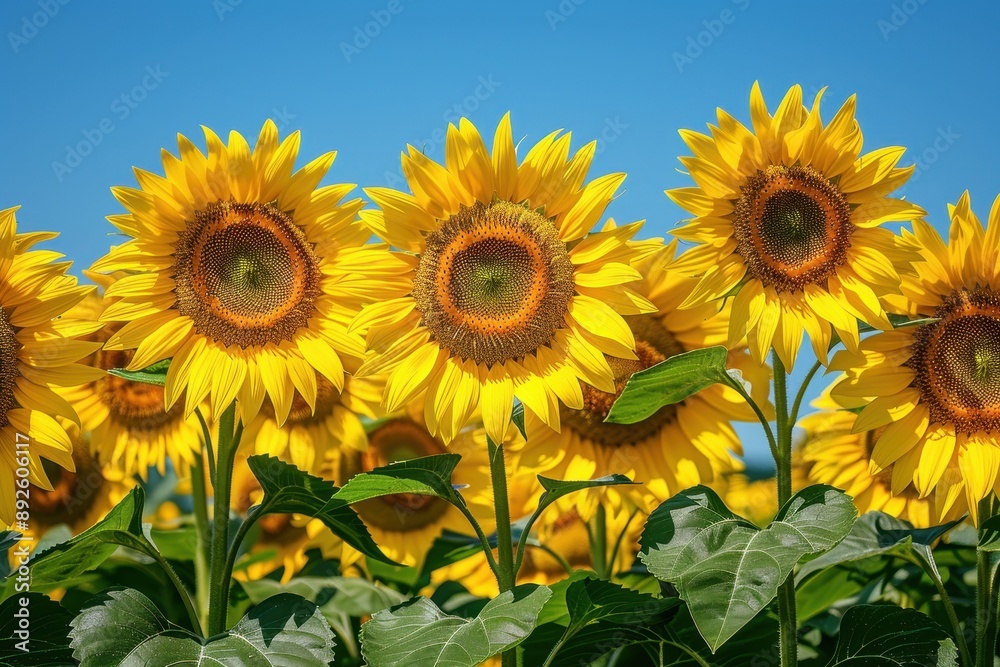 Obraz premium A Field of Sunflowers