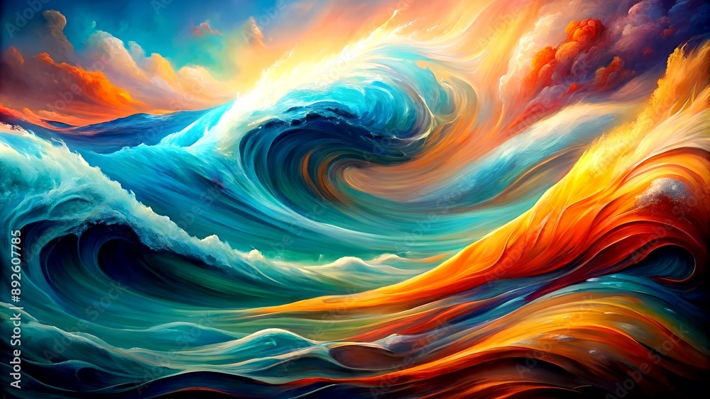 Waves of Motion: A Dynamic Exploration of Fluid Forms Generative AI Deep art Waves of Motion: A Dynamic Exploration of Fluid Forms Generative AI Deep art