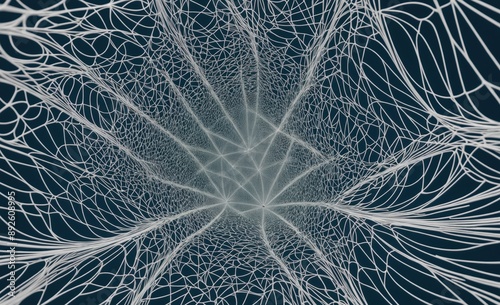 Intricate Spider Web Pattern