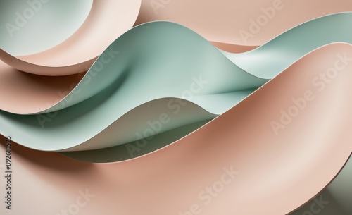 Soft Pastel Curves
