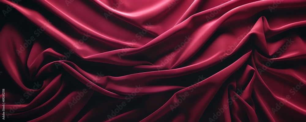 Obraz premium 3D velvet textures with soft lighting, luxury 3d background, plush visual