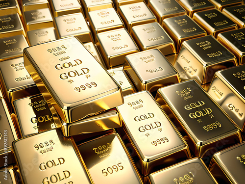 Aesthetic wallpaper with gold bars