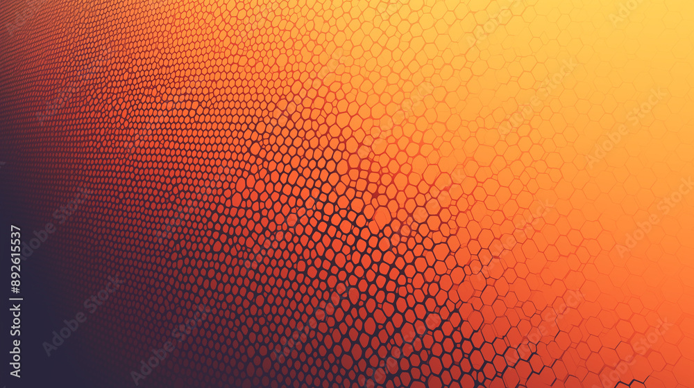geometric abstract orange gradient with hexagonal pattern and smooth transitions geometric abstract orange gradient with hexagonal pattern and smooth transitions
