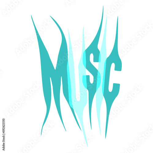 Cool Music Letters Saying Quote Text Clef Note French Violin Treble Musical Bass Instrument Sound Love Icon Symbol Design