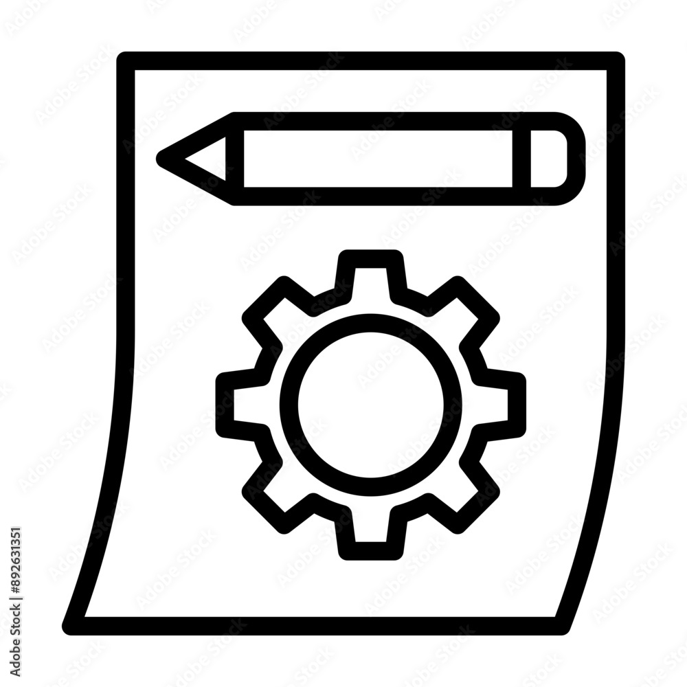 Rapid Prototyping Vector Line Icon Design Rapid Prototyping Vector Line Icon Design