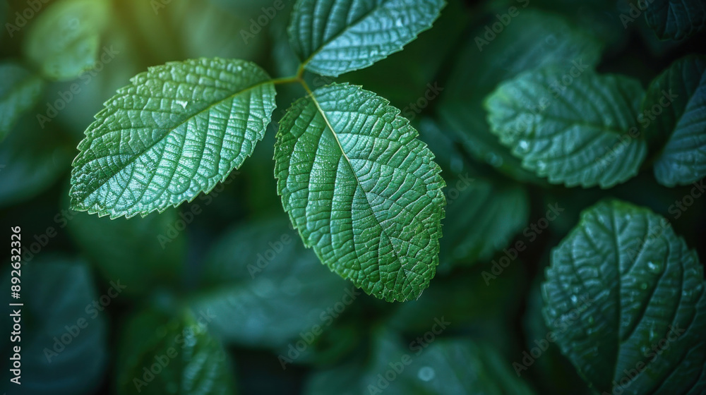 Nature of dark green leaf in garden. Background cover page using natural green leaves plants or greenery wallpaper. Nature of dark green leaf in garden. Background cover page using natural green leaves plants or greenery wallpaper.