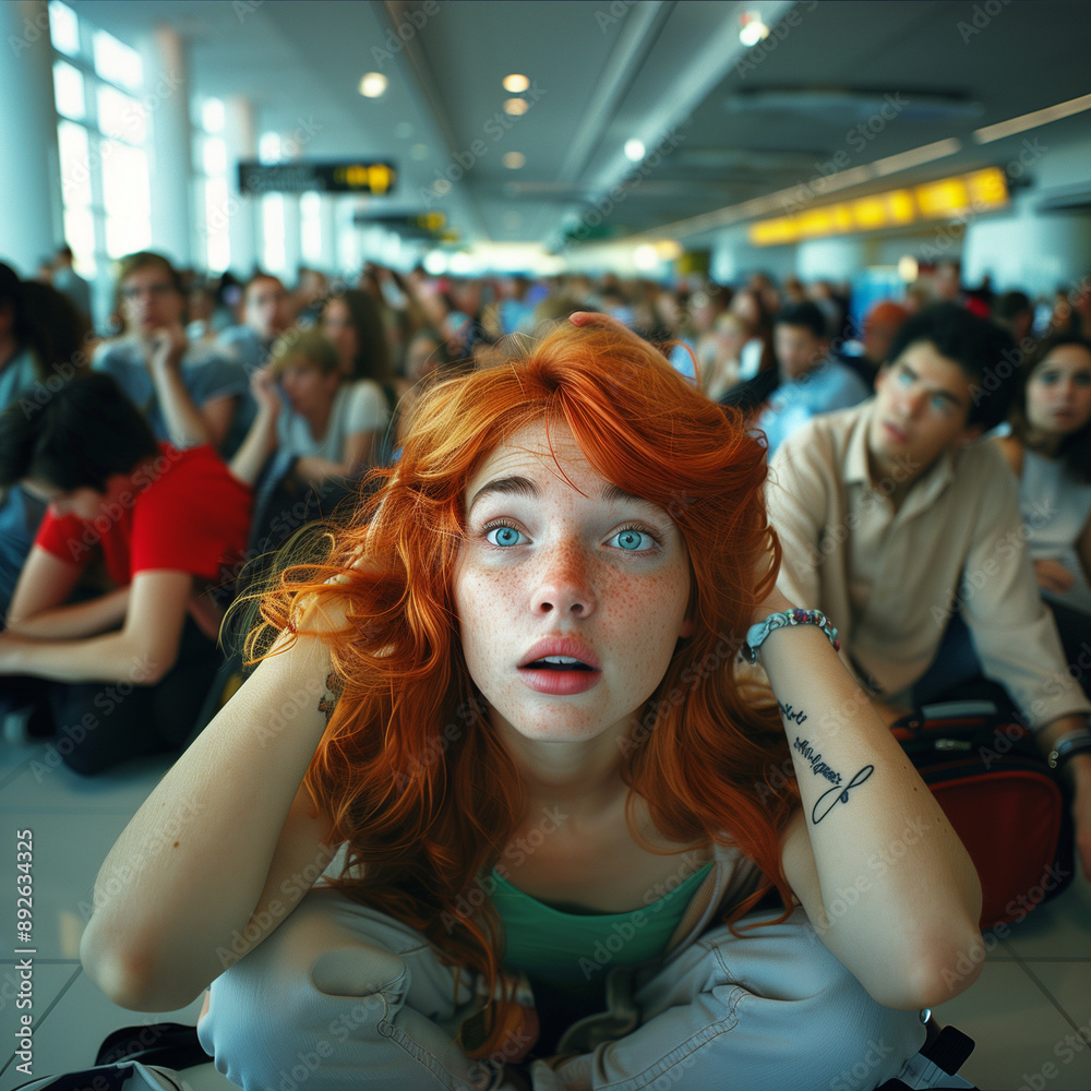 Fototapeta premium Dynamic Scenes from Airports
