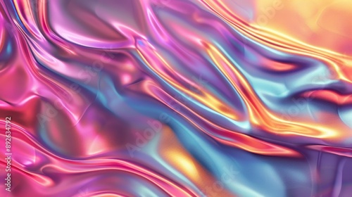 Abstract Shiny Waves