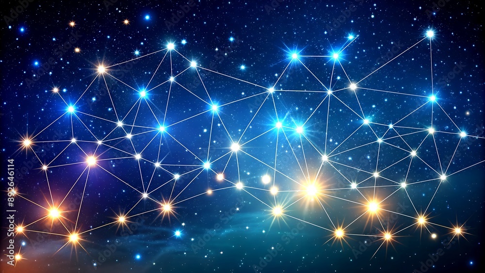 Exploring the Infinite Expanse of the Night Sky Through a Minimalist and Geometric Composition Generative Art IA Exploring the Infinite Expanse of the Night Sky Through a Minimalist and Geometric Composition Generative Art IA