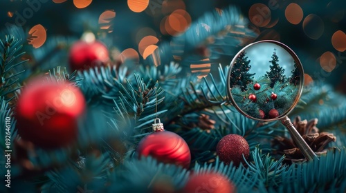 A festive holidaythemed scavenger hunt across a city, uncovering hidden holiday secrets