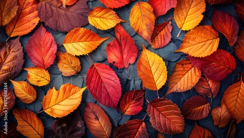 Autumn Leaves Collage: A Symphony of Colors