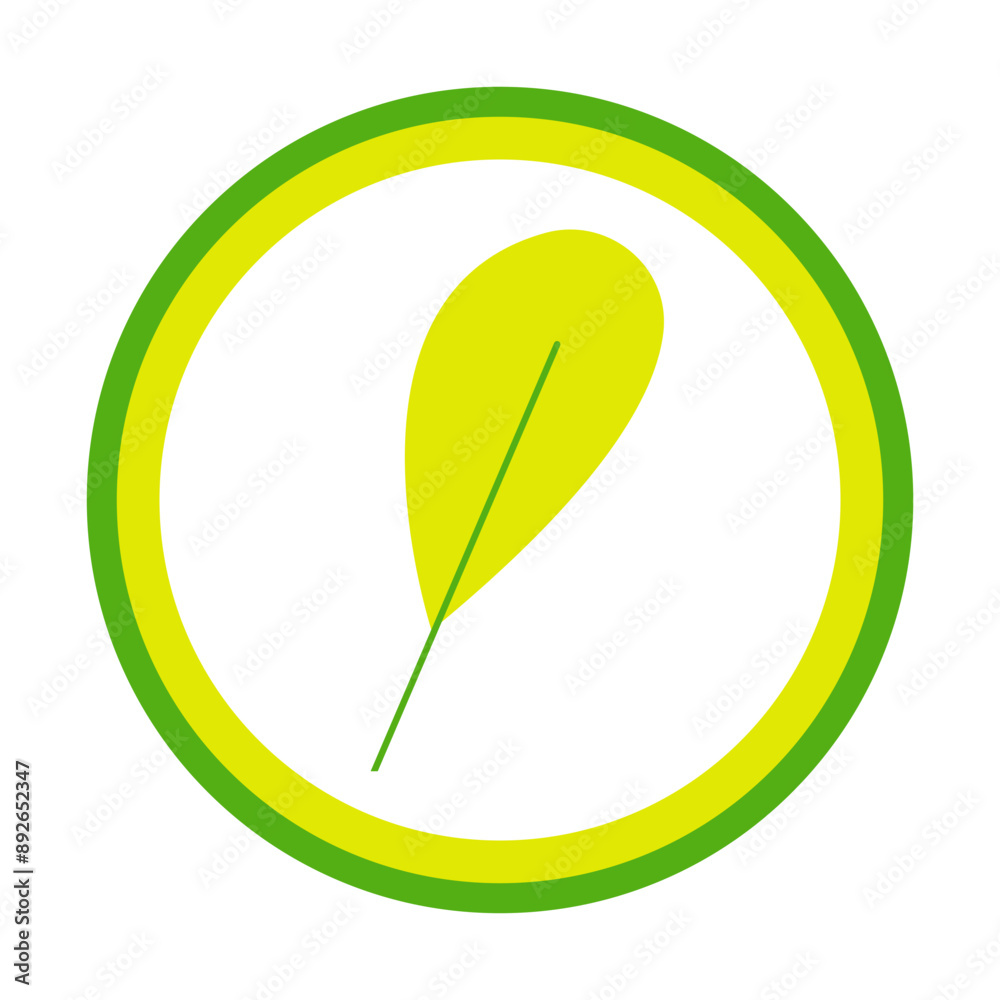vector green leaf logo, Vector illustration vector green leaf logo, Vector illustration