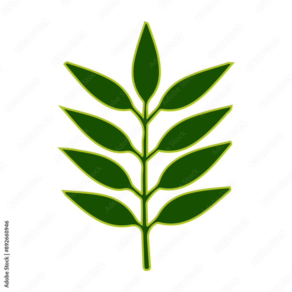 Fototapeta premium leaf vector, vector illustration, abstract, art, 3d rendering