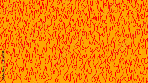 Abstract Fire Background. Abstract flame Background. doodle fire background. Fire Pattern background. Fire flame pattern. 