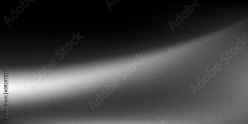 Grey gradient background, abstract black and white grain gradation texture, vector noise texture abstract background