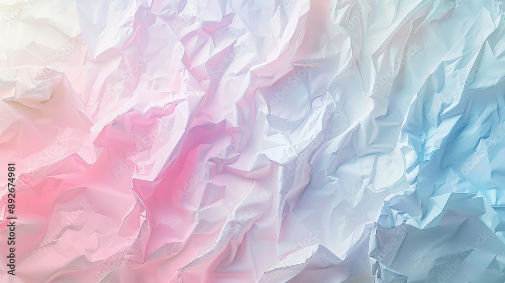 Fototapeta premium Abstract textured background pastel tones in pink, blue and white gradient