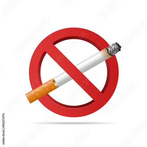 no smoking sign or icon. no smoking awareness campaign