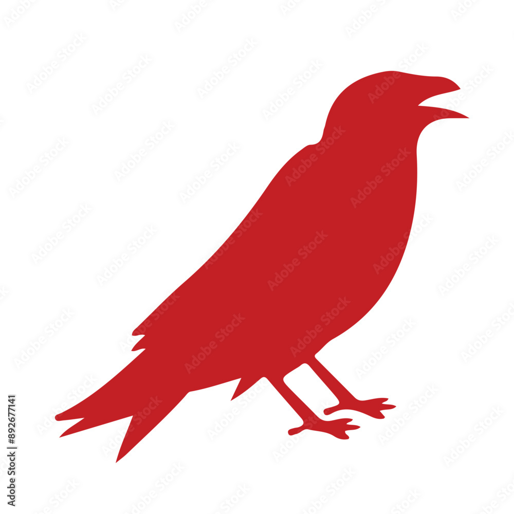 Fototapeta premium bird vector, logo, vector illustration, abstract, art, 3d rendering, silhouette