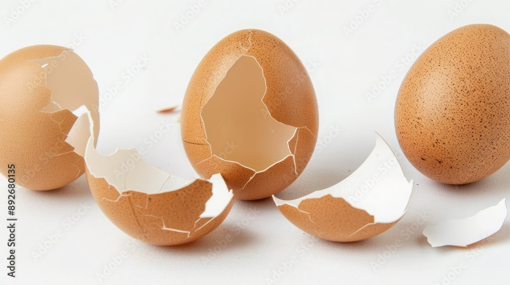 Fragile Beauty: An Egg Shell's Delicate Dance Fragile Beauty: An Egg Shell's Delicate Dance