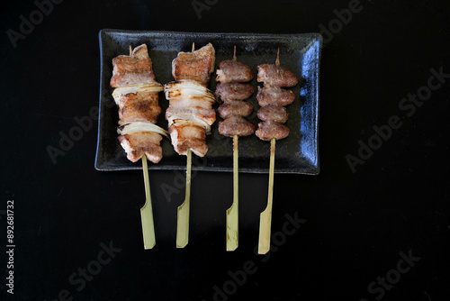 Grilled Pork Belly and Scallion Skewers (Ton Negima)
