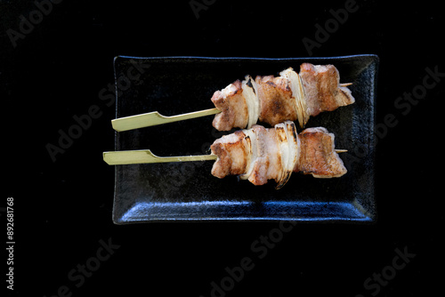 Grilled Pork Belly and Scallion Skewers (Ton Negima)