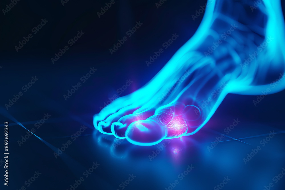 A closeup of a patients foot with diabetic ulcers A closeup of a patients foot with diabetic ulcers