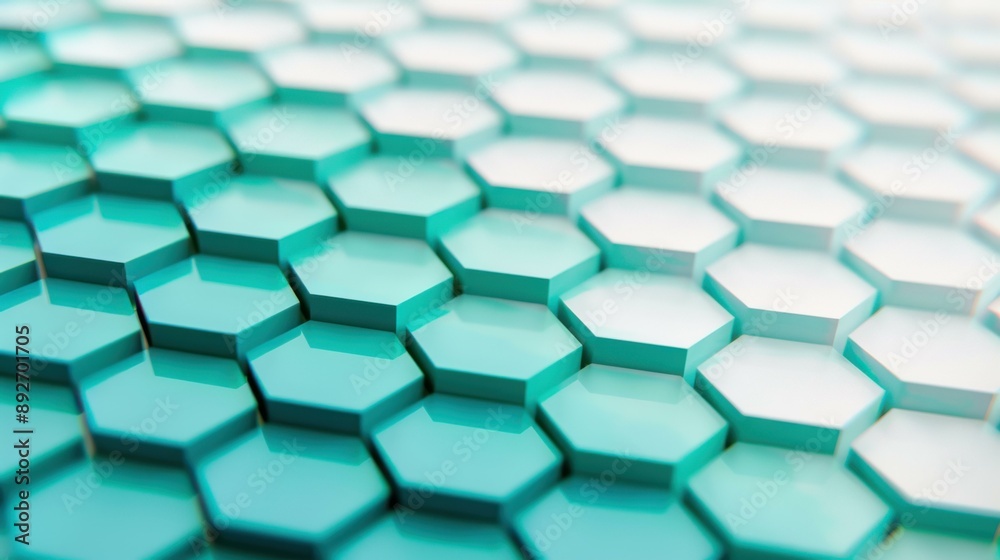 Abstract Teal Hexagon Pattern for Technology Website Background Abstract Teal Hexagon Pattern for Technology Website Background
