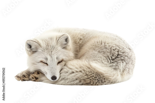 Arctic Fox Changing Fur Color photo